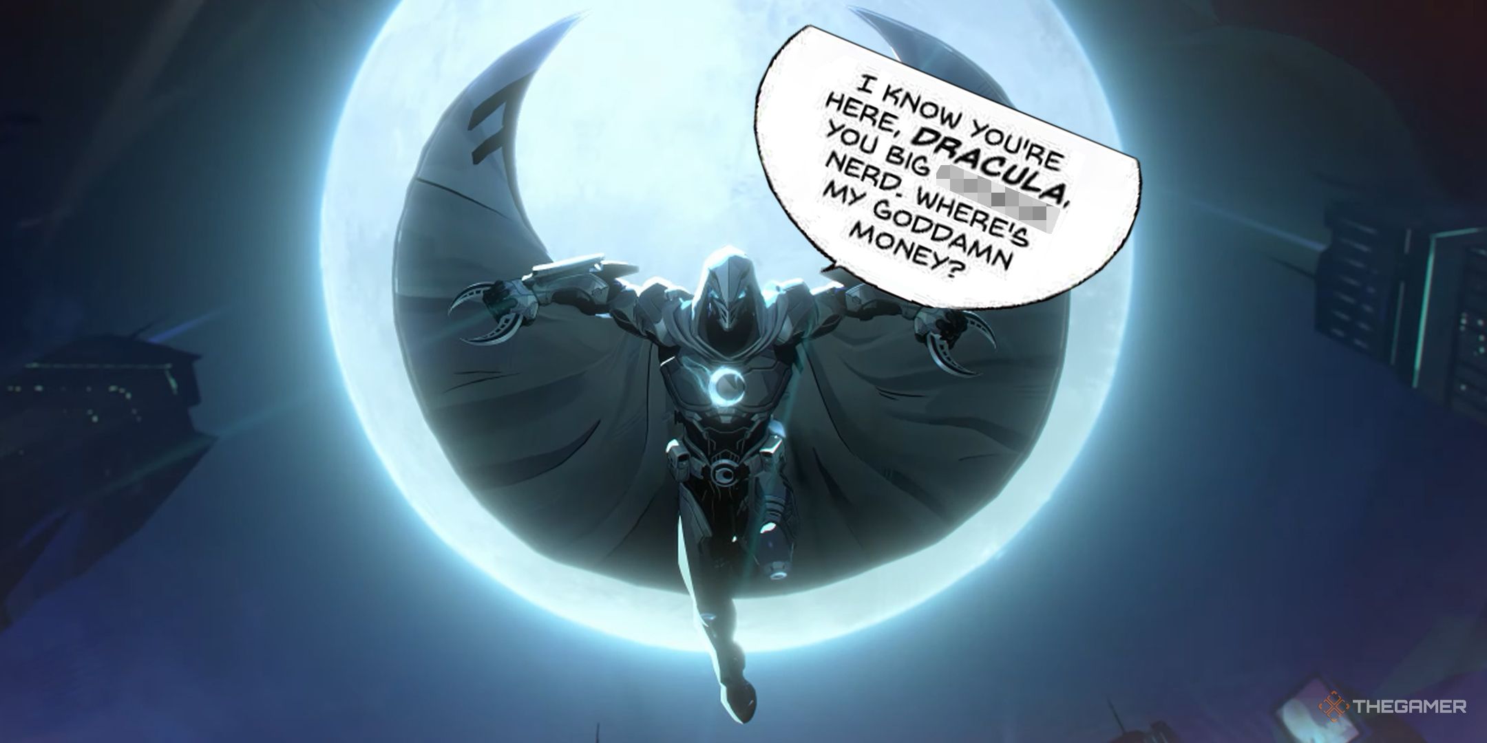 Finally, Marvel Rivals Let's Moon Knight Call Dracula A Nerd Who Owes Him Money