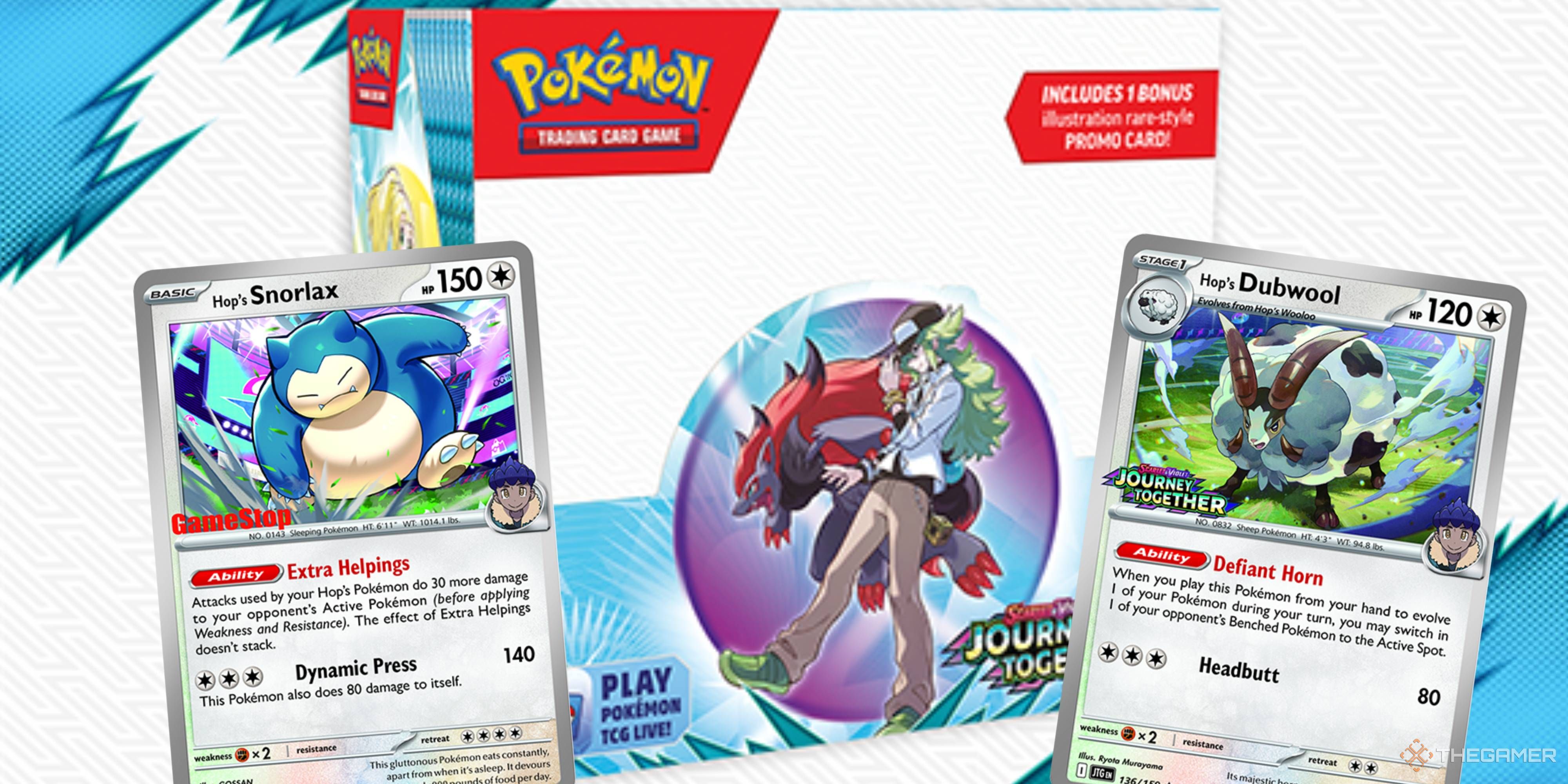 Pokemon Journey Together Purchases Will Come With Snorlax And Dubwool Promo Cards