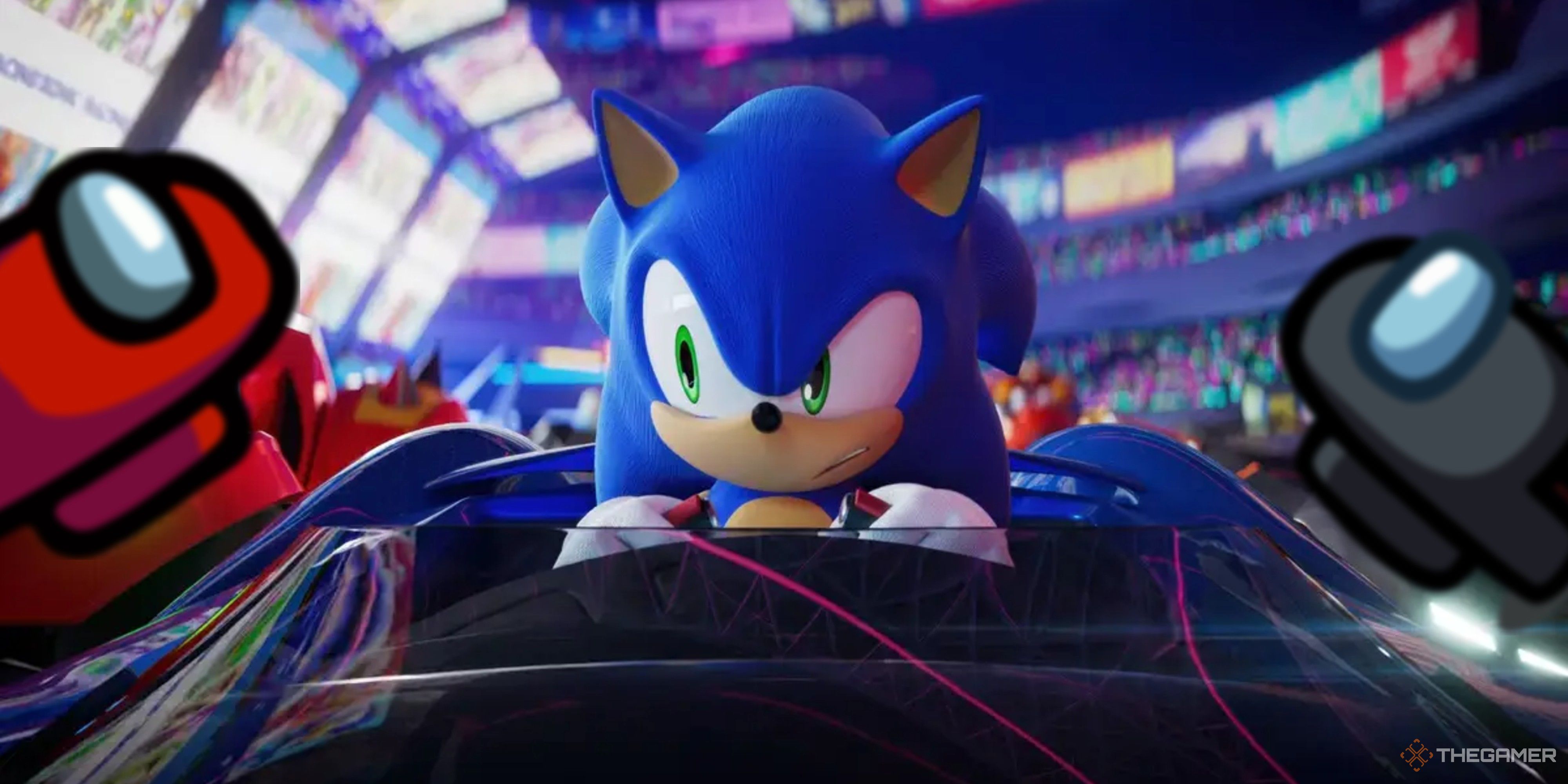 Sonic Racing: CrossWorlds' Roster Might Include Among Us Crewmates