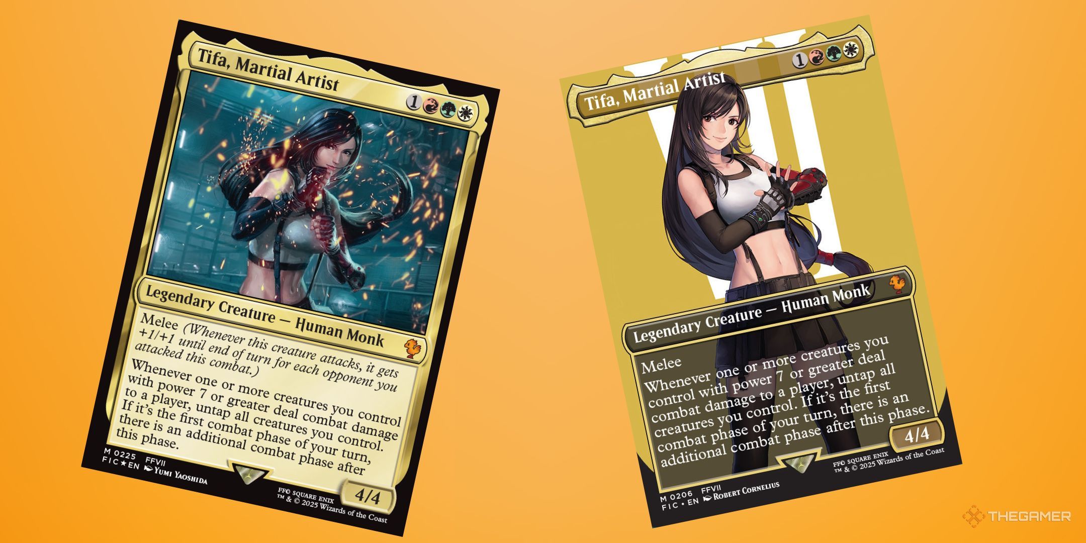 Oh No, Tifa's MTG Card Features The Colours Of The Italian Flag