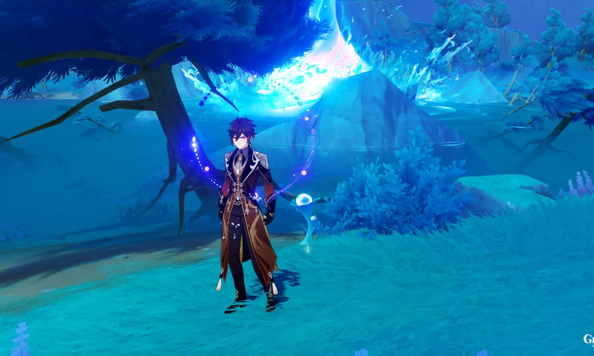 Genshin Impact - Lakelight Lily locations
