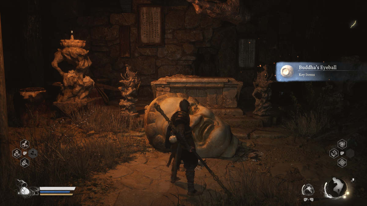 Black Myth Wukong Buddha's Eyeball locations