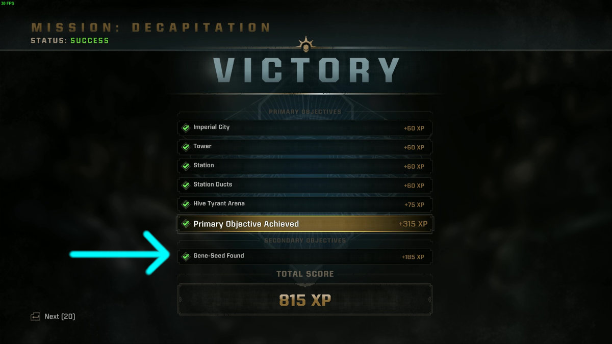 All Space Marine 2 Gene Seed locations