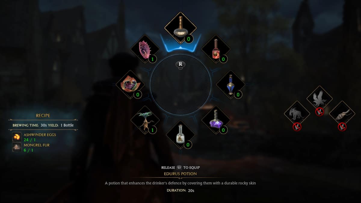 Hogwarts Legacy - How to Use Potions