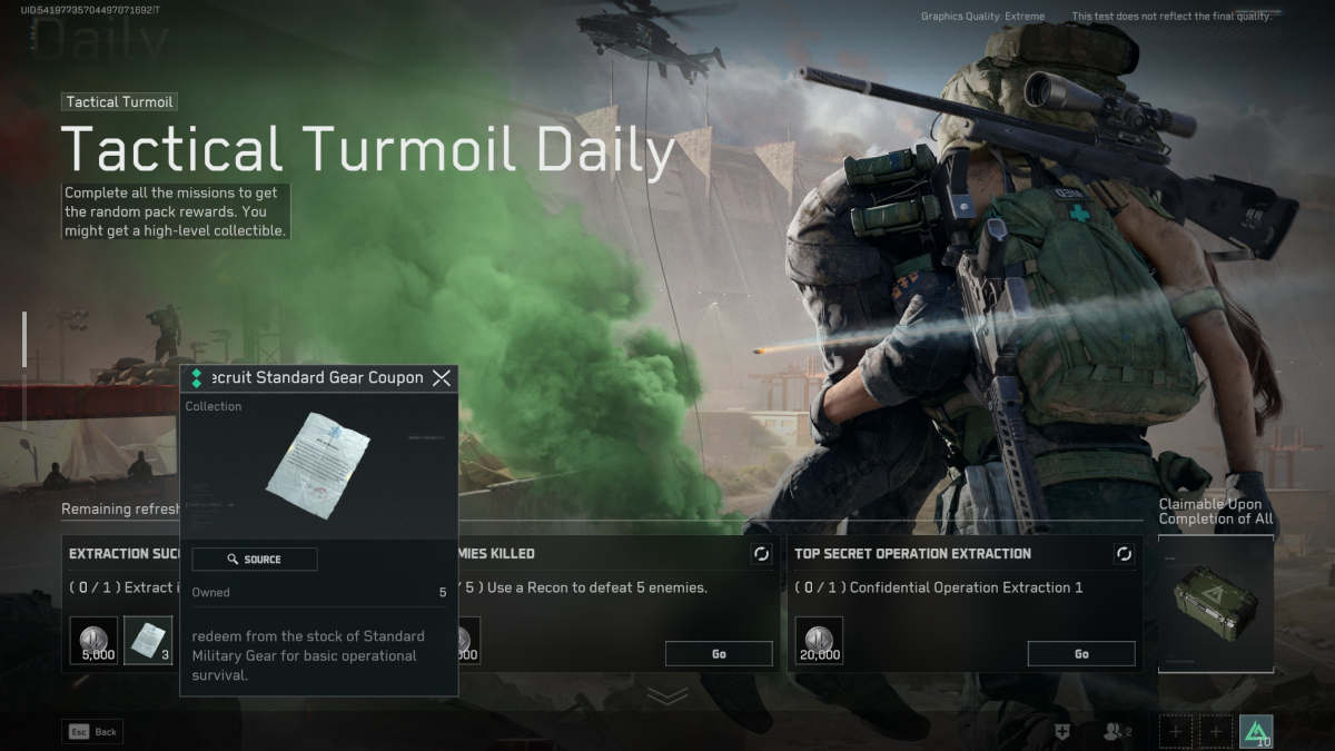 How to get and use Gear Tickets in Delta Force Hawk Ops