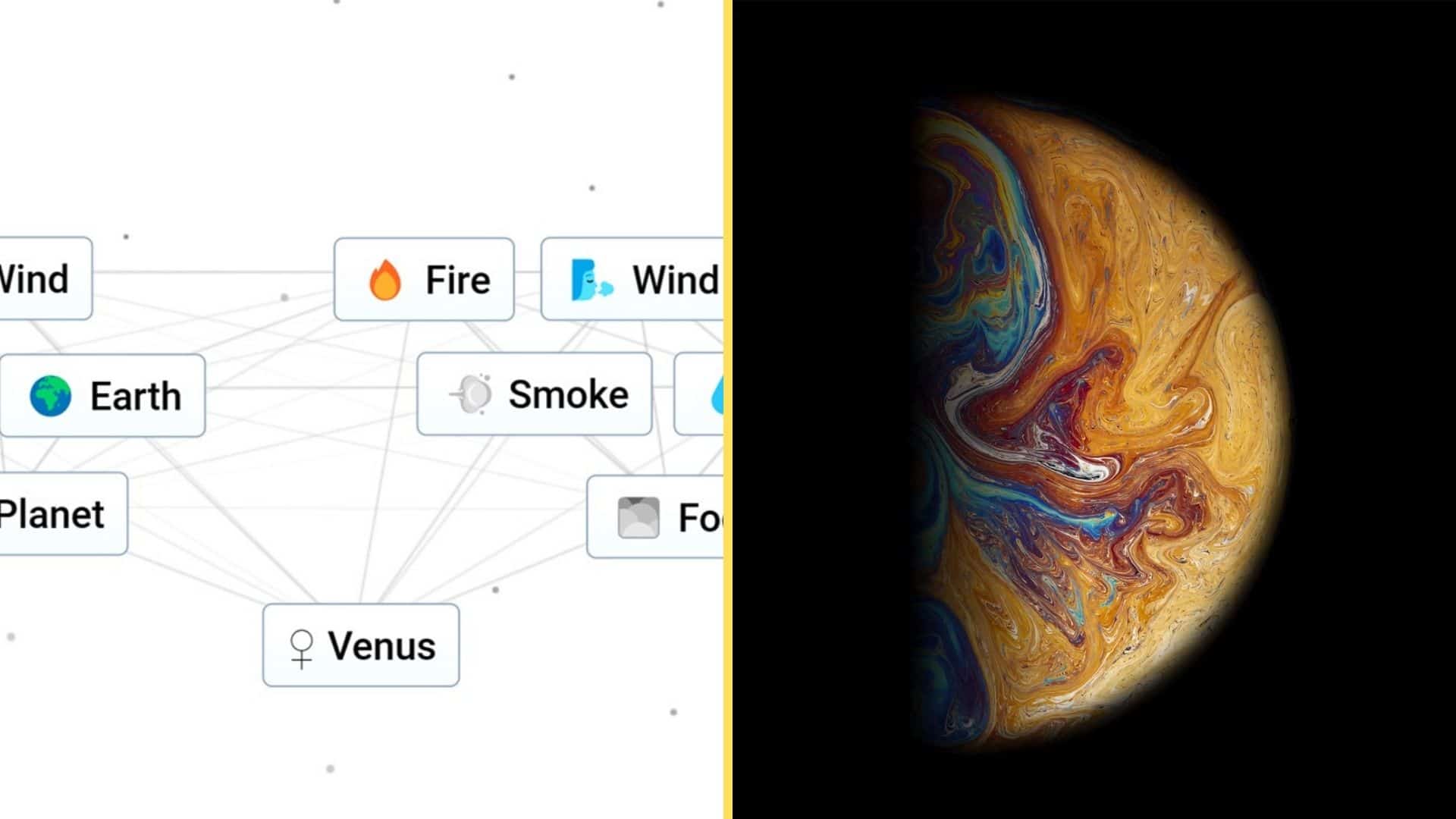 How to make Venus in Infinite Craft