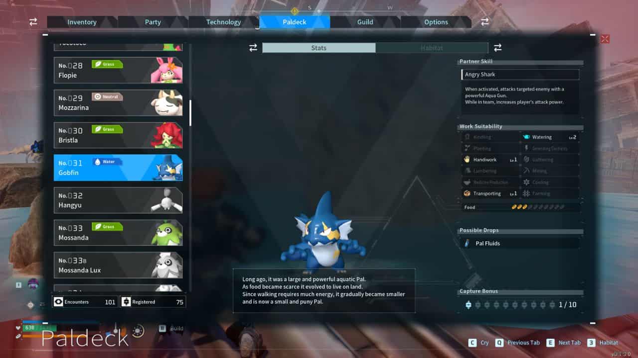 How to get Gobfin in Palworld - Gobfin location and item drops