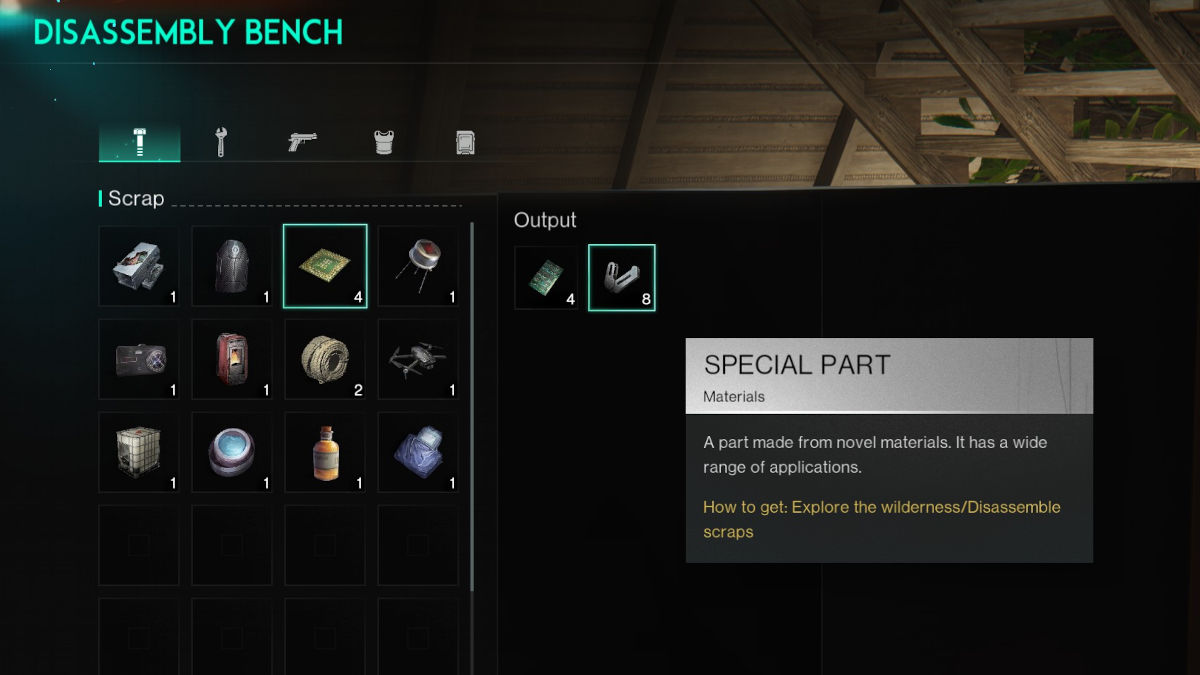 How to get Special Parts in Once Human