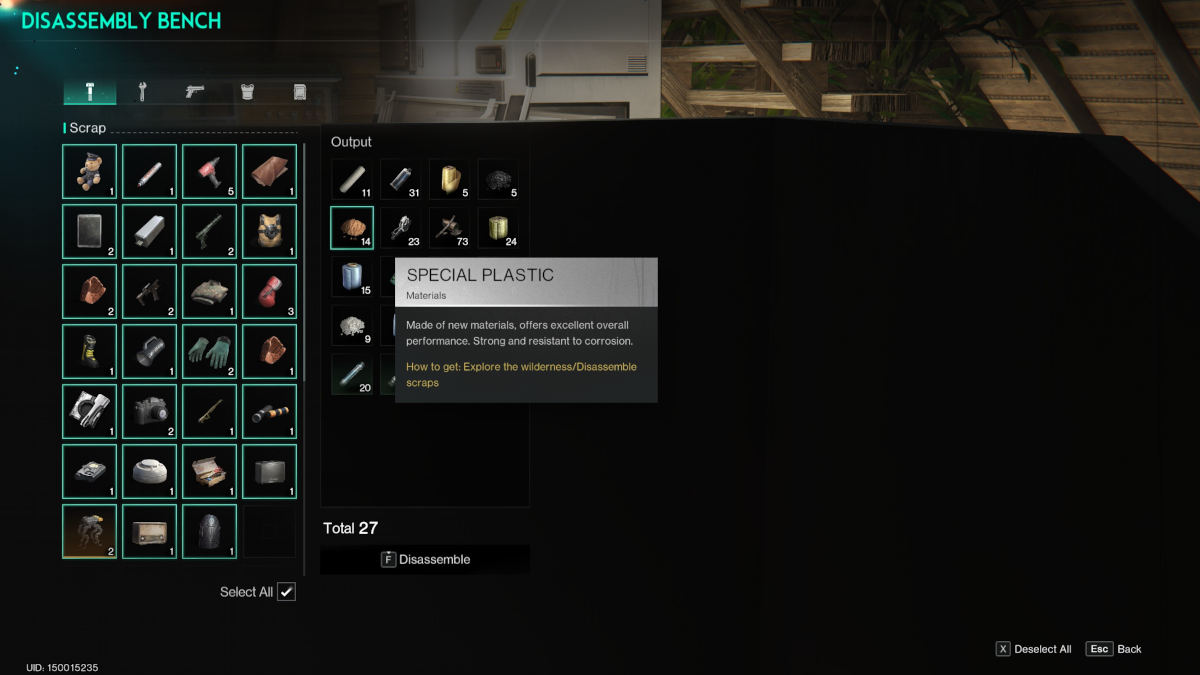 How to get Special Plastics in Once Human