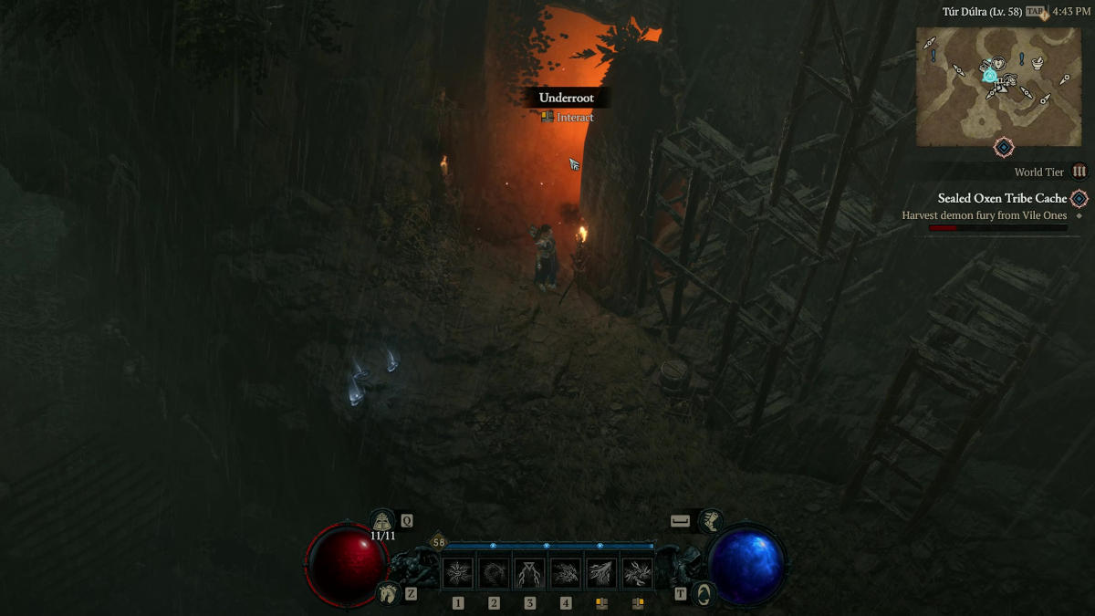 Diablo 4 Underroot dungeon location