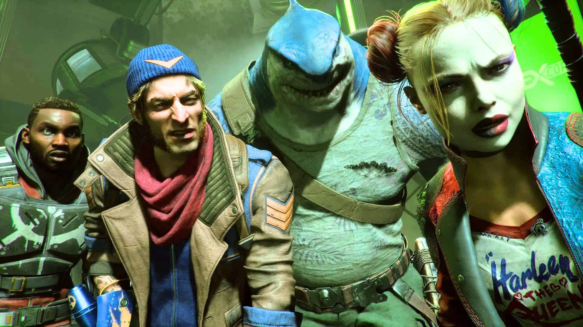 Suicide Squad KTJL game voice actors cast list and face models