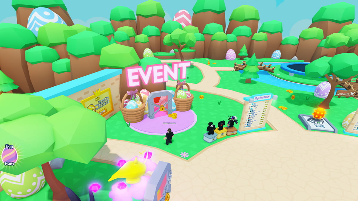 Bubble Gum Simulator Infinity - How to find all eggs in Easter Egg Hunt event