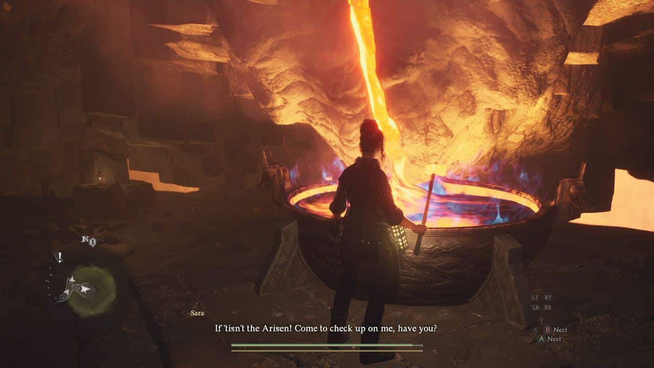 Dragon’s Dogma 2 Steeled Resolve, Blazing Forge quest walkthrough - where to find Sara