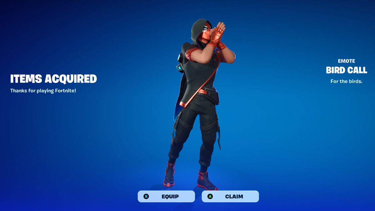 How to get the Bird Call emote for a limited time in Fortnite