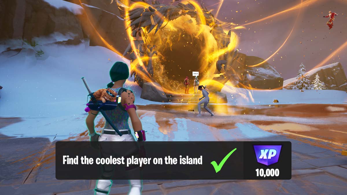 Fortnite How to find the coolest player on the island