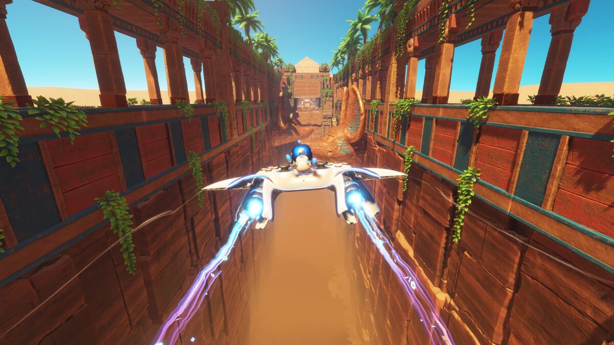All Astro Bot Hieroglitch Pyramid bots, puzzle pieces, and portal
