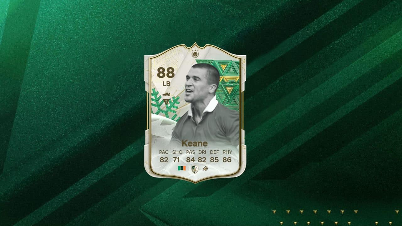 FC 24 Keane Winter Wildcards Icon SBC - How to unlock, cheapest solutions, and rewards