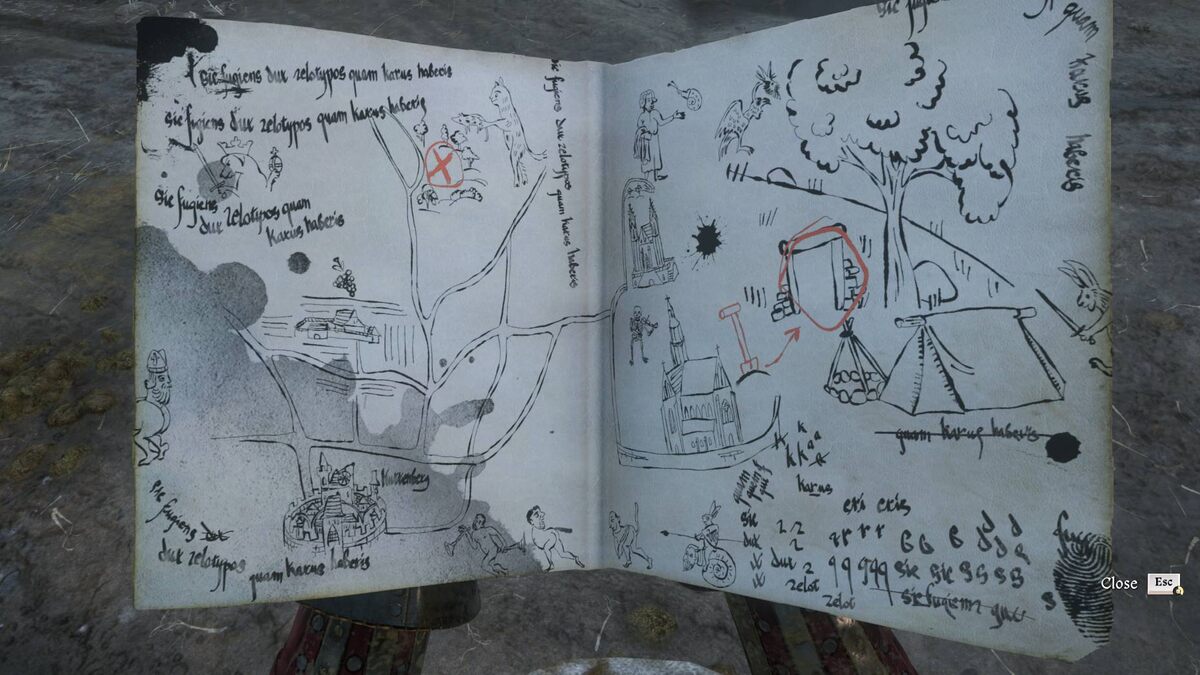 Where to find the X Marks the Spot map location in Kingdom Come Deliverance 2