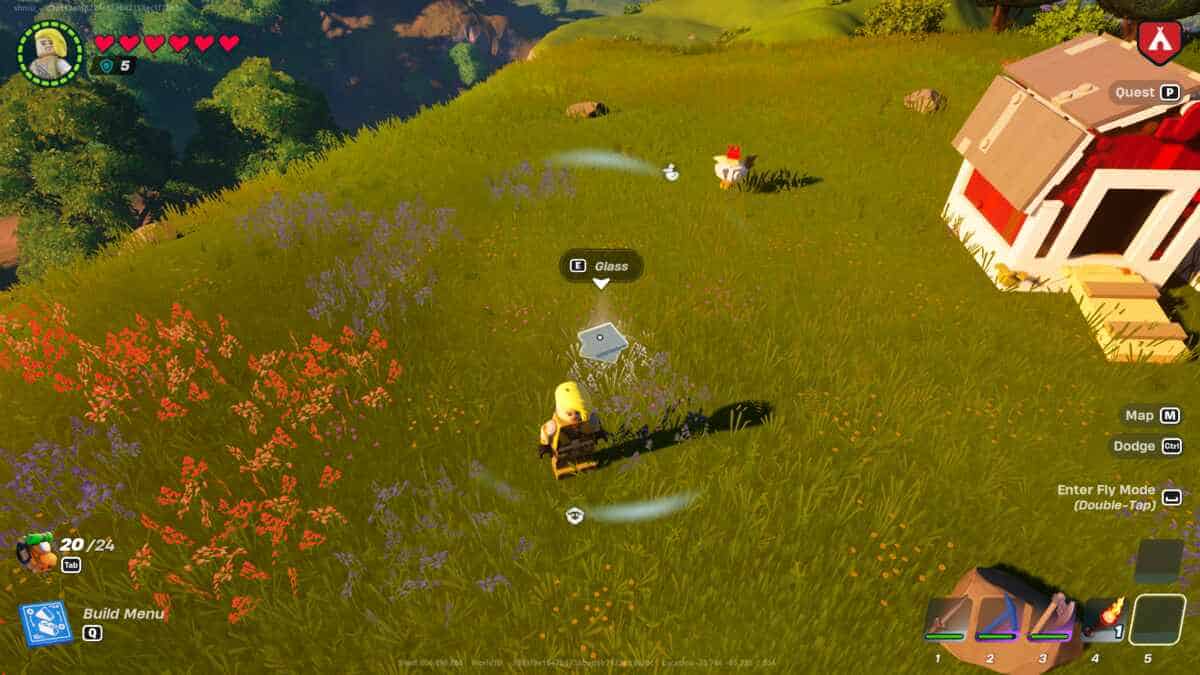How to get glass in LEGO Fortnite and what it's used for