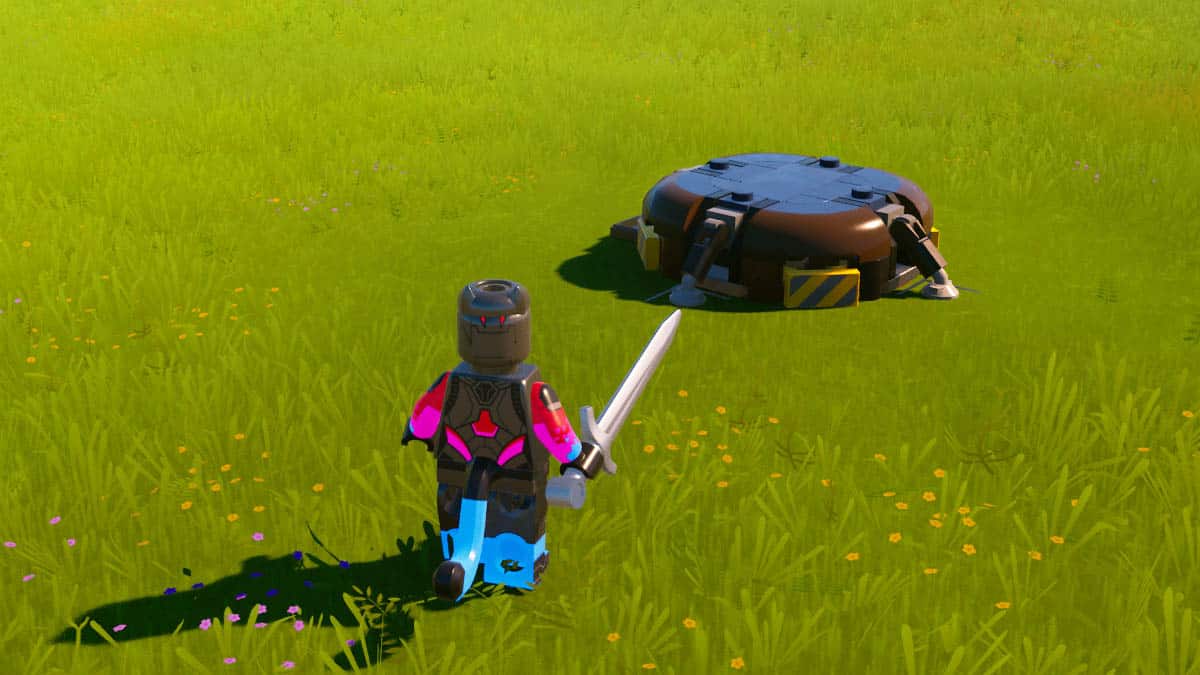 How to craft a launch pad in LEGO Fortnite