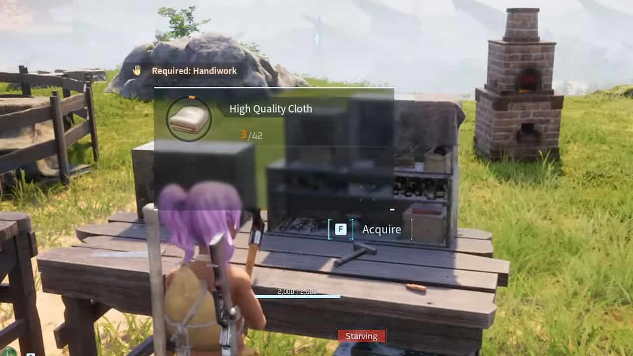Palworld how to get Cloth and High Quality Cloth - farming method and recipes