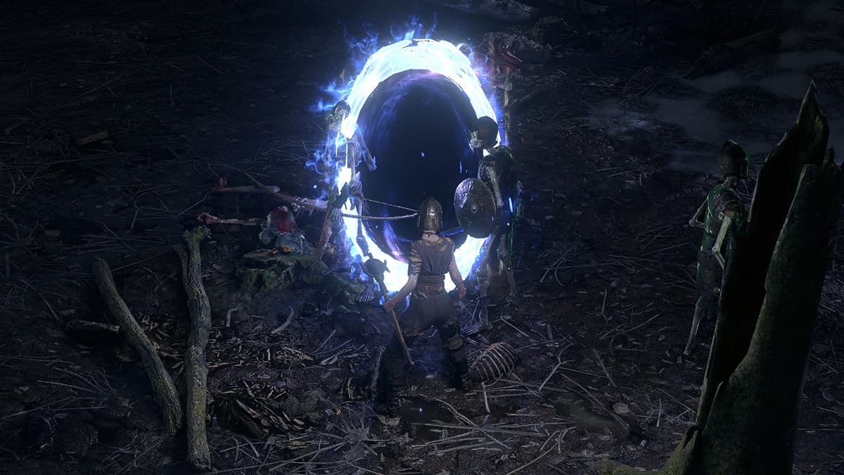 Path of Exile 2 How to use the Town Portal to get back to the hub