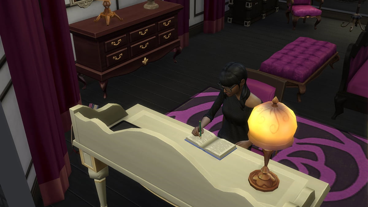 How to do homework in The Sims 4