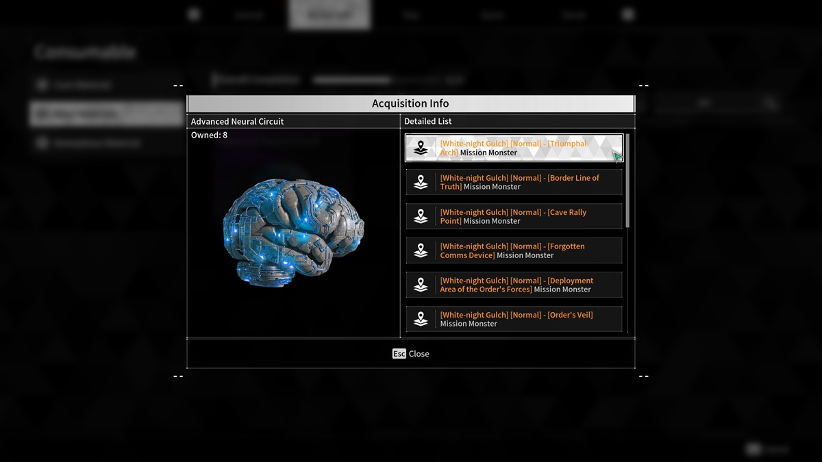 How to farm Advanced Neural Circuits in The First Descendant