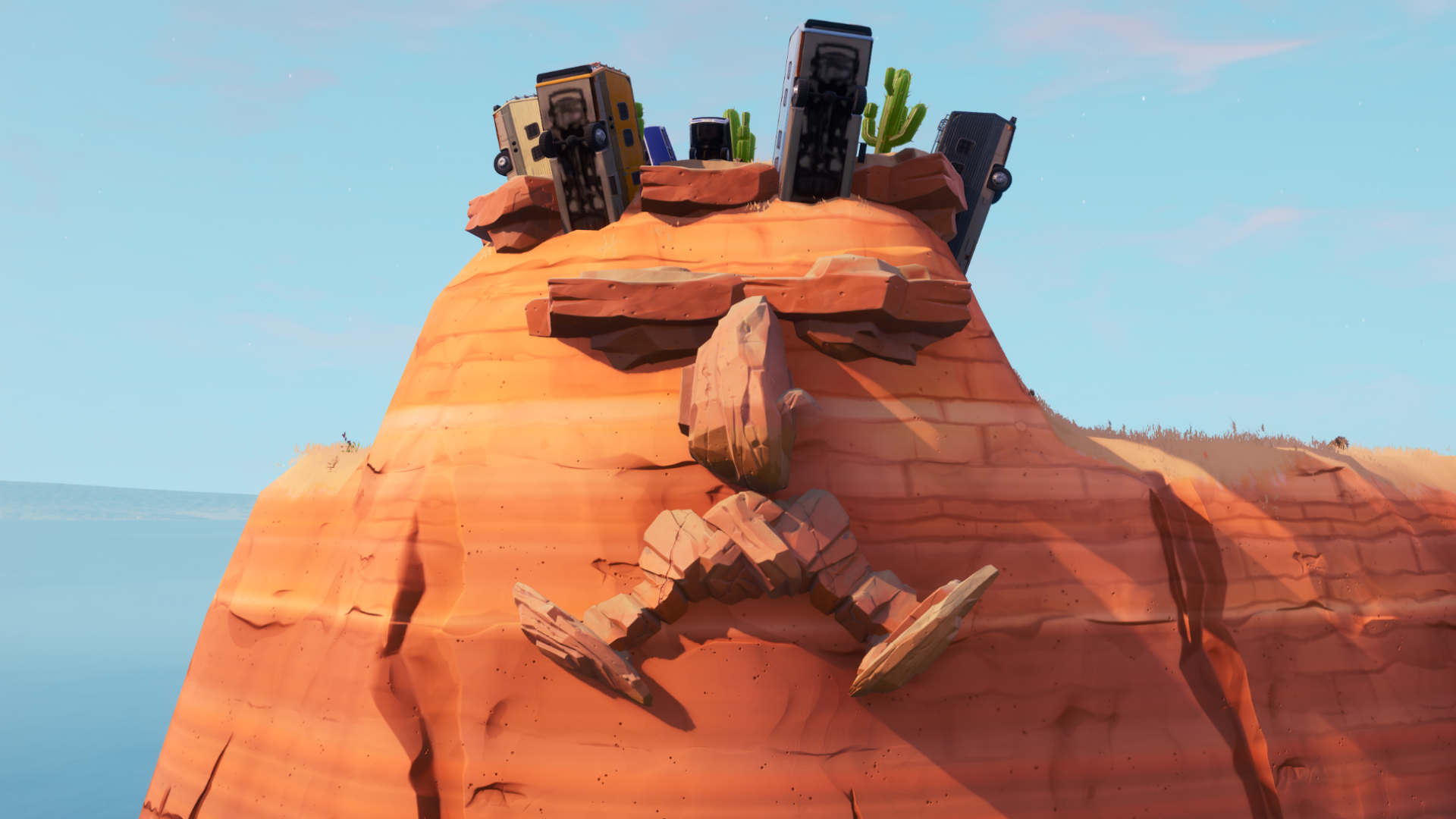 Fortnite giant face desert location: where to visit a giant face in the desert