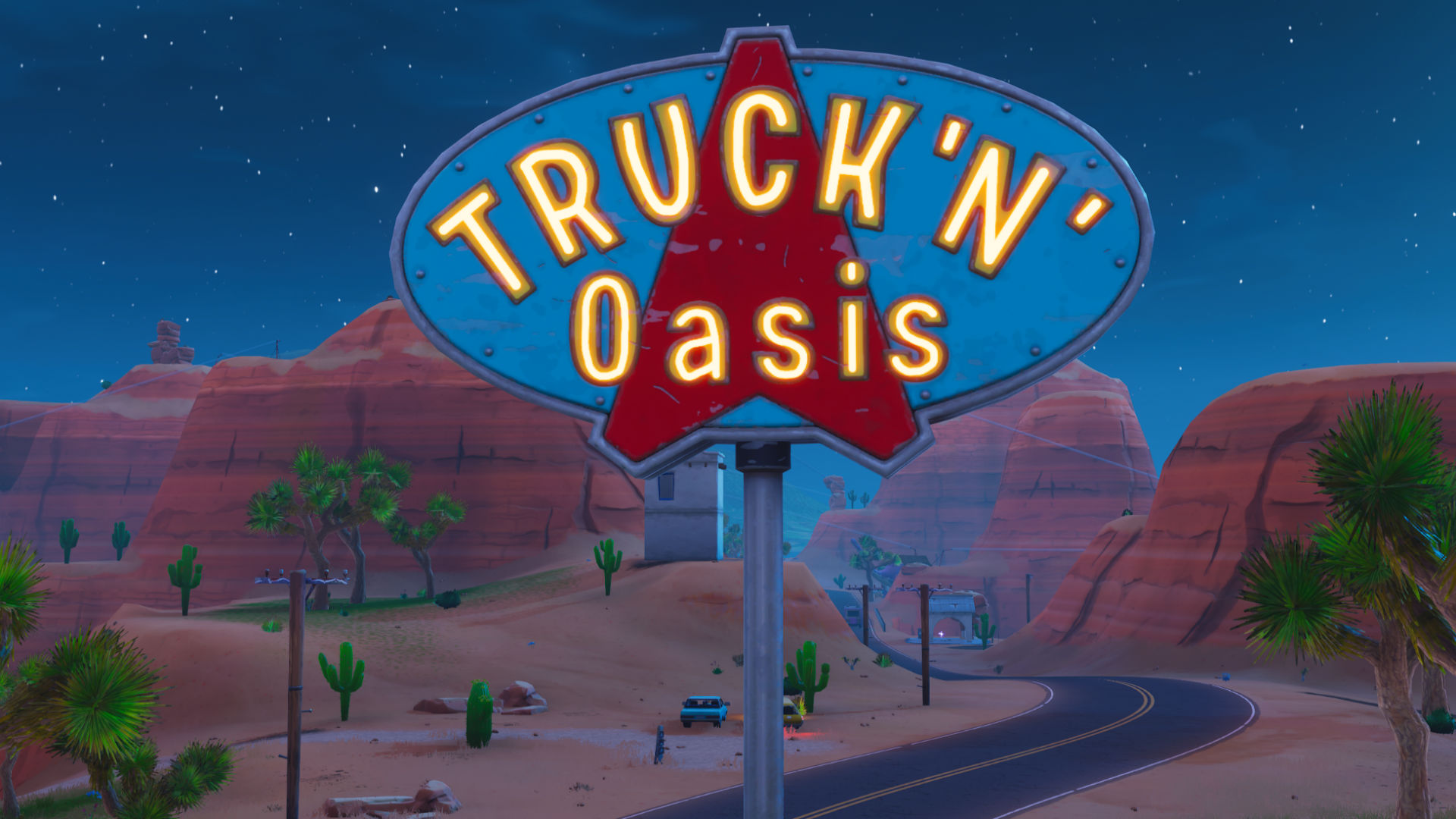 Fortnite trucker's oasis location: where to use Keep It Mello at a trucker's oasis - Showtime challenges