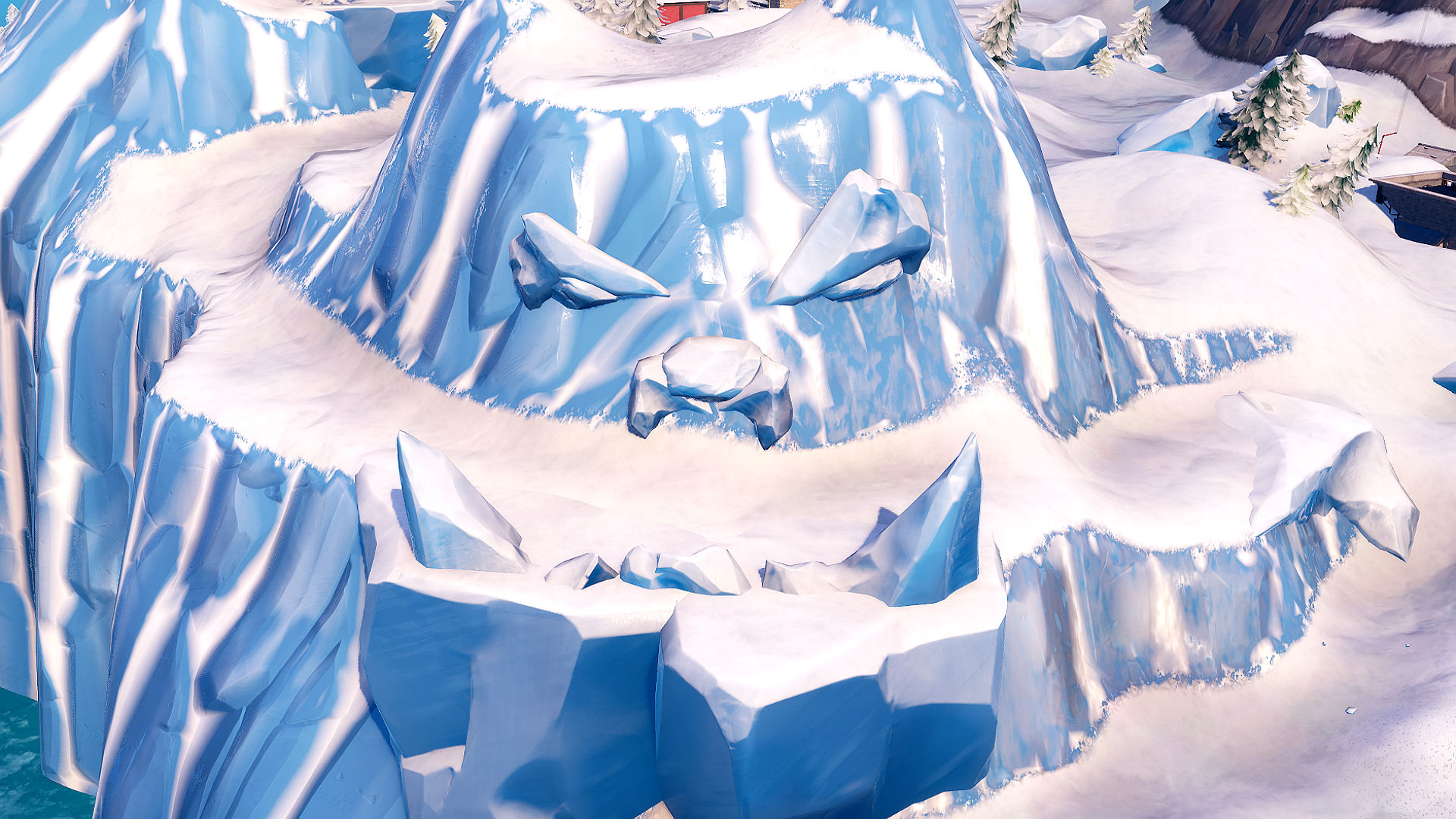 Fortnite snow giant face location: where to visit a giant face in the snow
