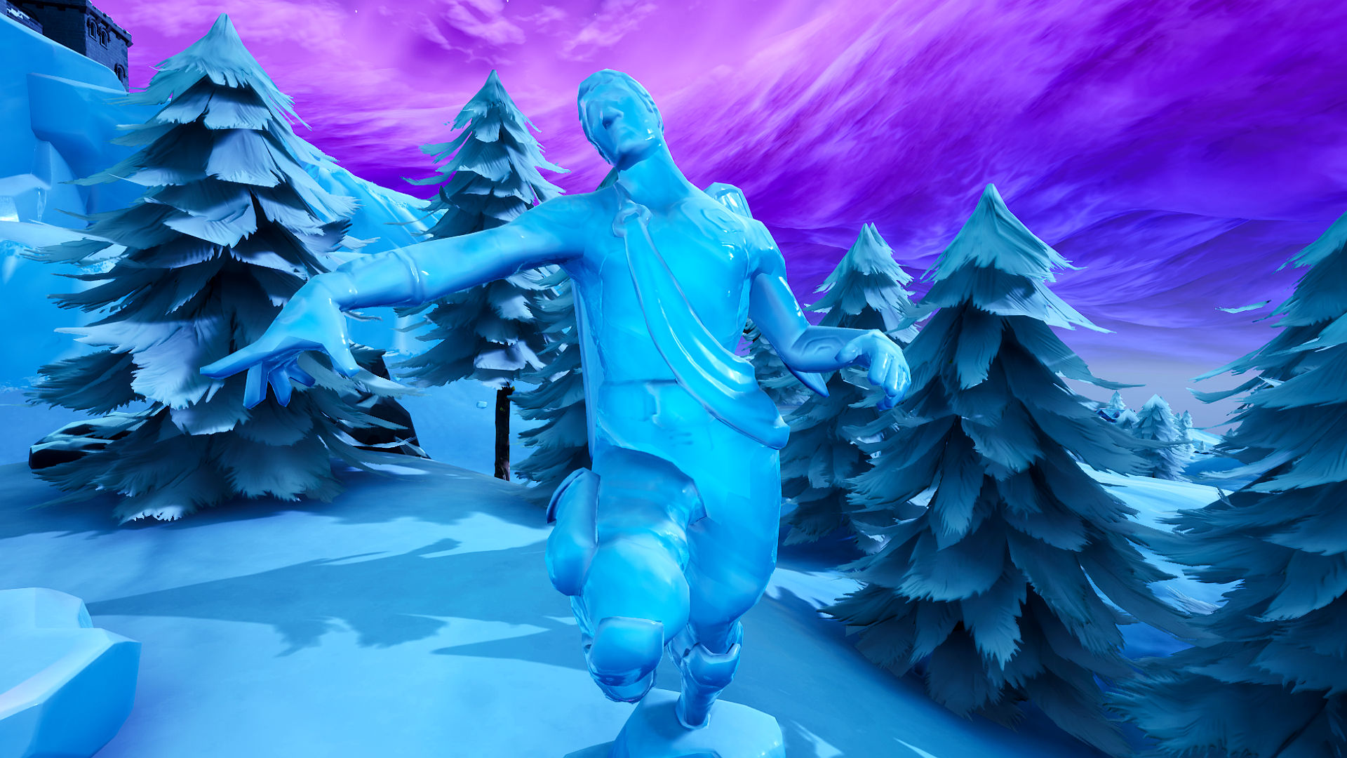 Fortnite ice sculptures: where to dance between three ice sculptures