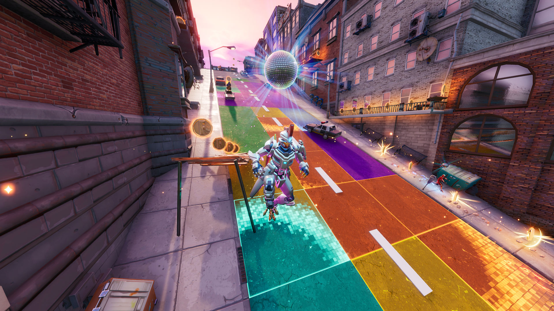Fortnite: all O-N-F-I-R-E letter locations in Downtown Drop