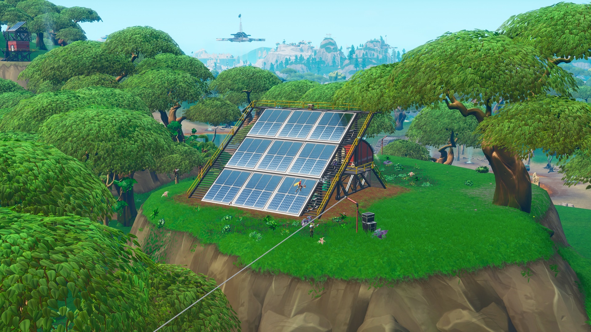 Fortnite Fortbyte 95: where to find the solar array in the jungle