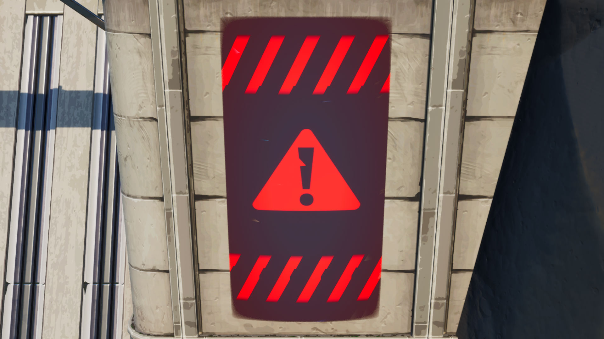 Fortnite public service announcement signs locations in Neo Tilted, Pressure Plant, and Mega Mall