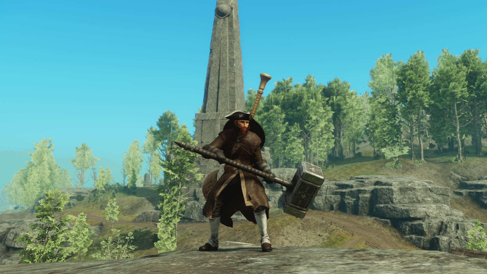The best New World war hammer build for PvP and PvE