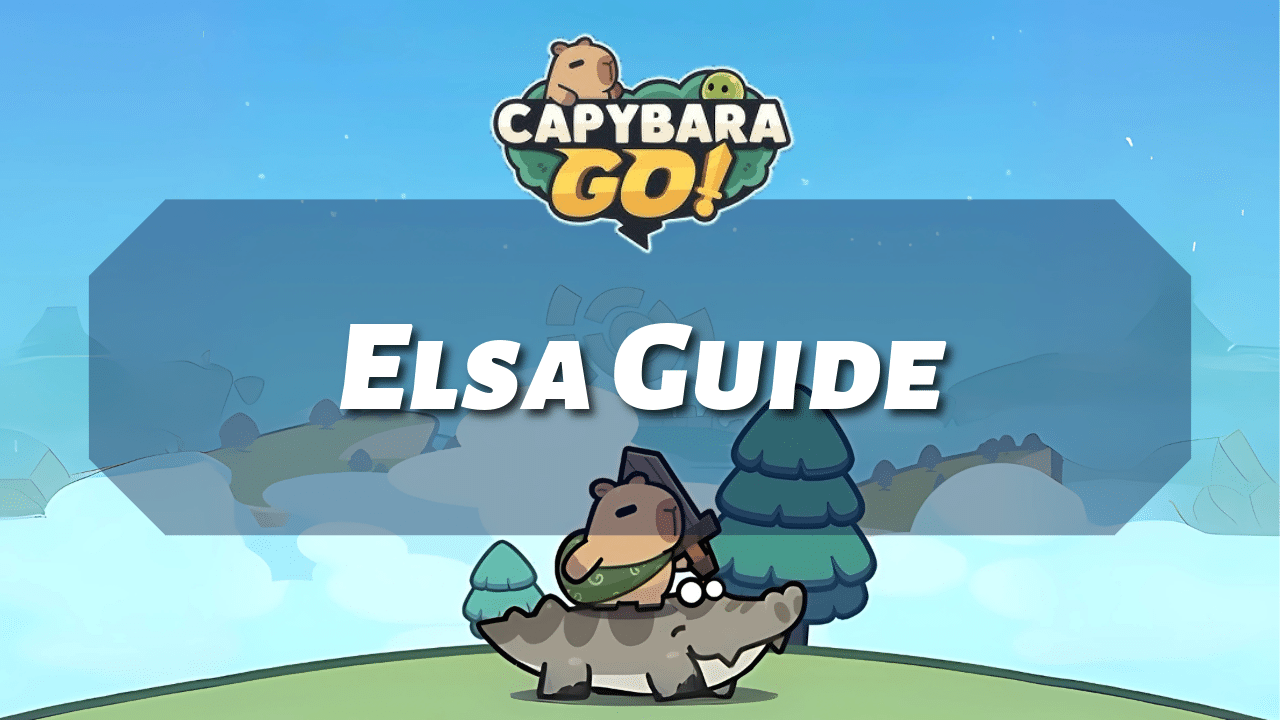 Capybara Go Elsa - Theria Games