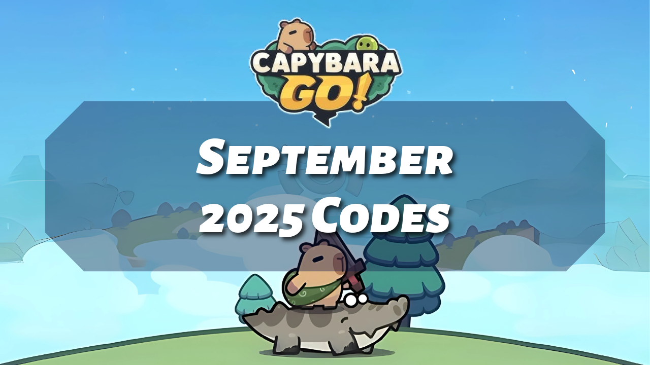 All Active Capybara Go Codes in September 2025