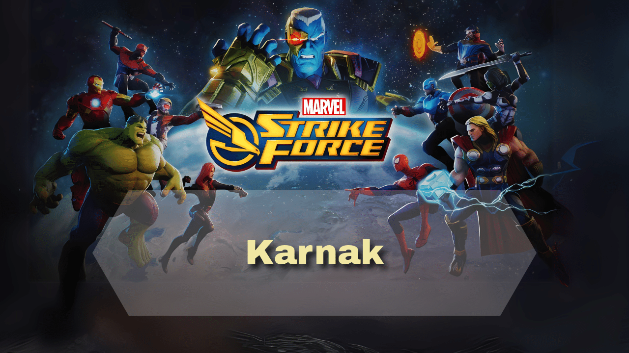 Marvel Strike Force Karnak - Theria Games