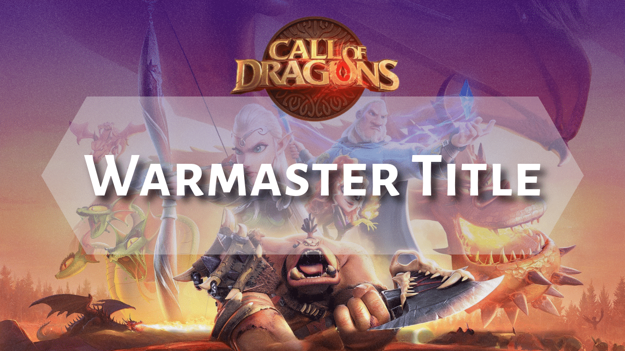Call Of Dragons Warmaster Title - Theria Games