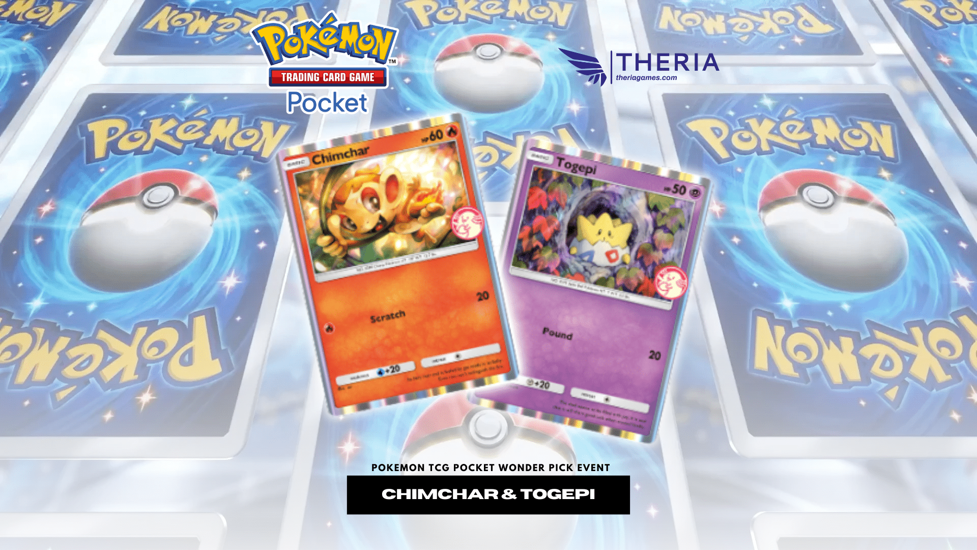 Pokemon TCG Pocket Chimchar And Togepi Wonder Pick Event - Theria Games