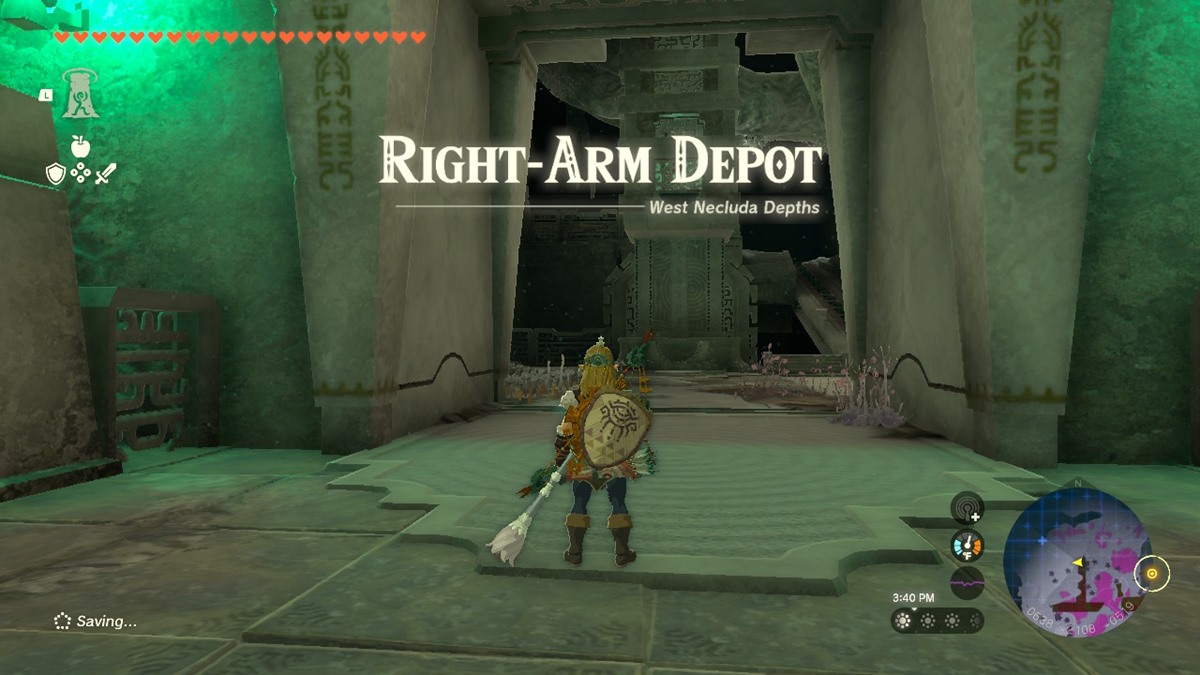 How to Complete Right Arm Depot in Zelda: Tears of the Kingdom (TotK)