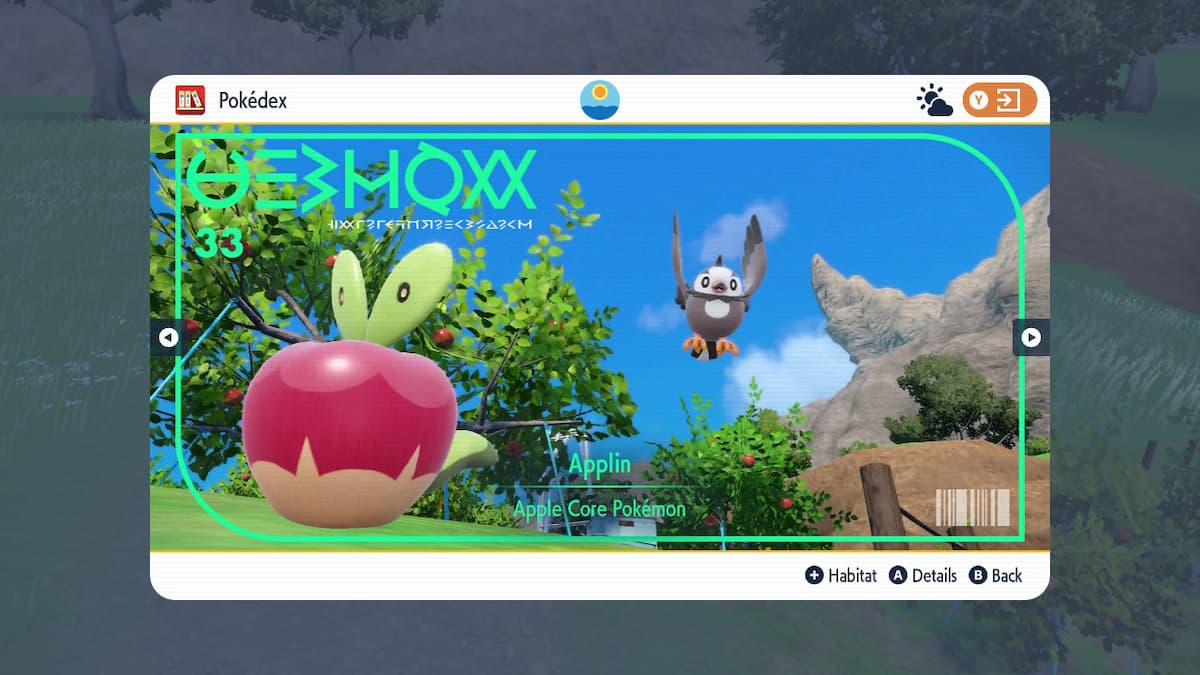 Pokemon Scarlet and Violet Teal Mask: How to Catch Shiny Applin
