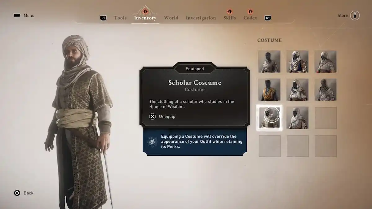 Assassin's Creed Mirage: How to Get Scholar Costume