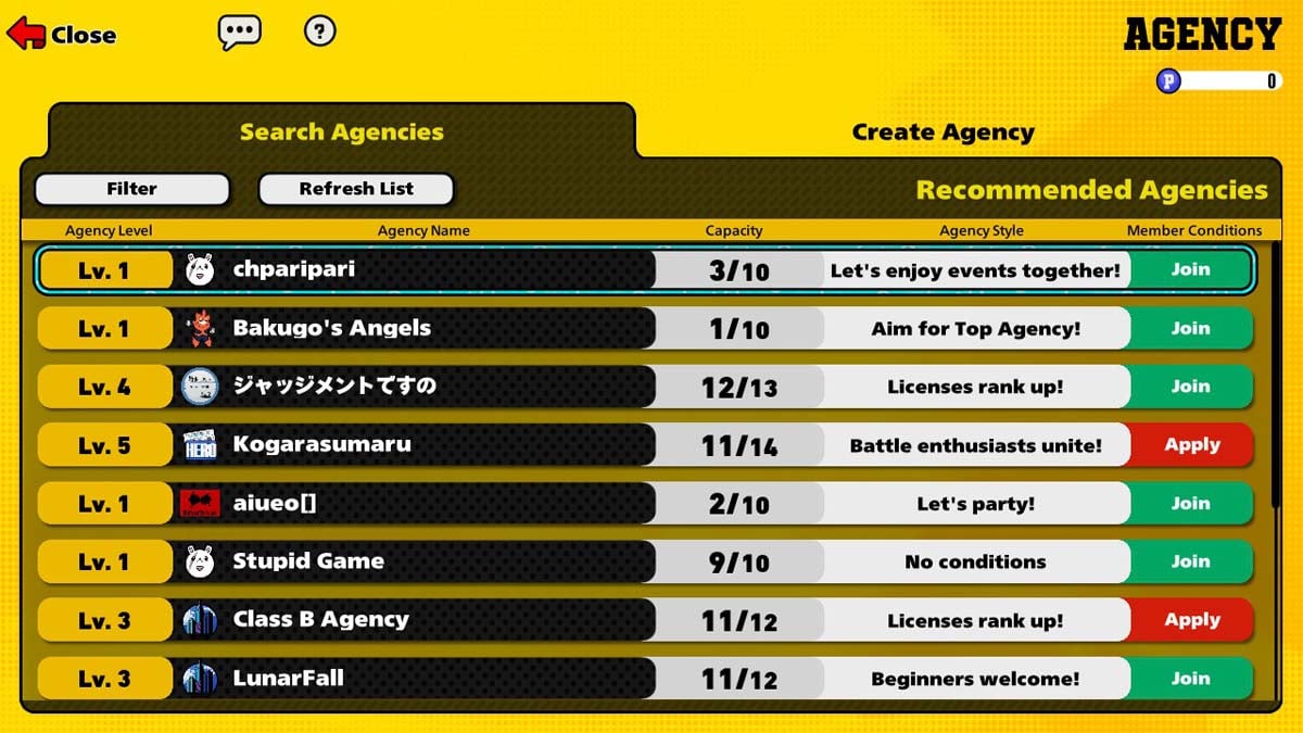 My Hero Ultra Rumble: How to Get Agency Points