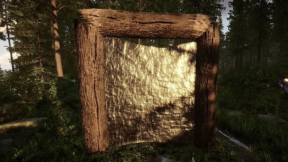 Sons of the Forest: How to Build Tarp Walls