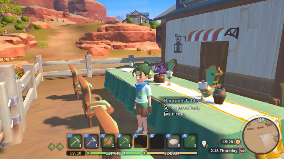 My Time at Sandrock: How to Throw a Party