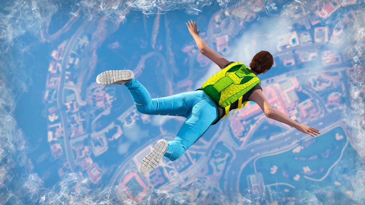 GTA 5 Online: How to Get and Use a Parachute