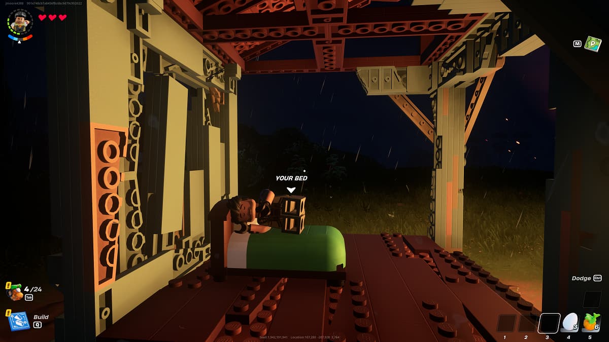 LEGO Fortnite Sleep Guide: Can You Skip Night and How to Make a Bed