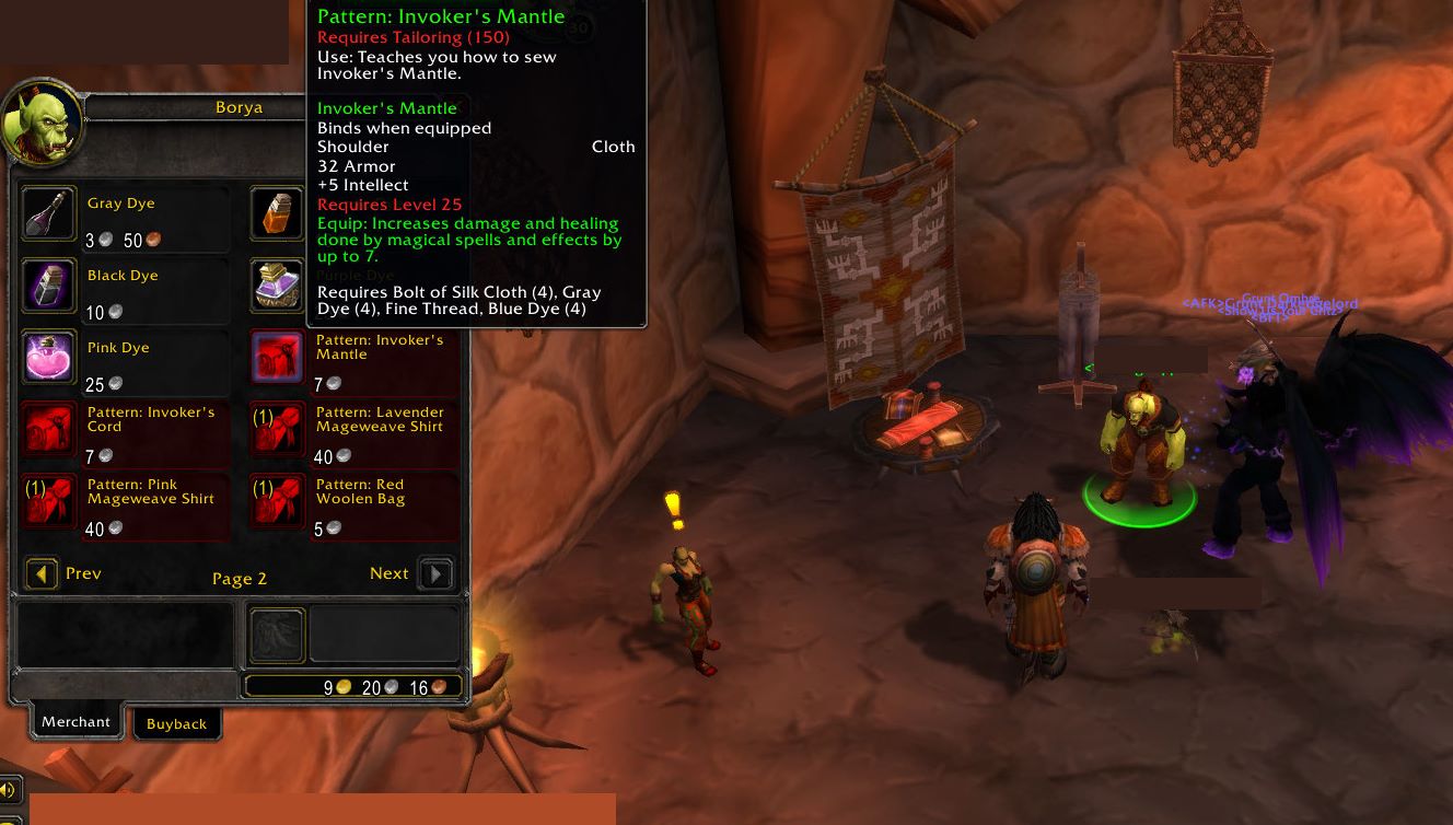 WoW Classic SoD: How to Get the Invoker's Cord and Invoker's Mantle Recipes